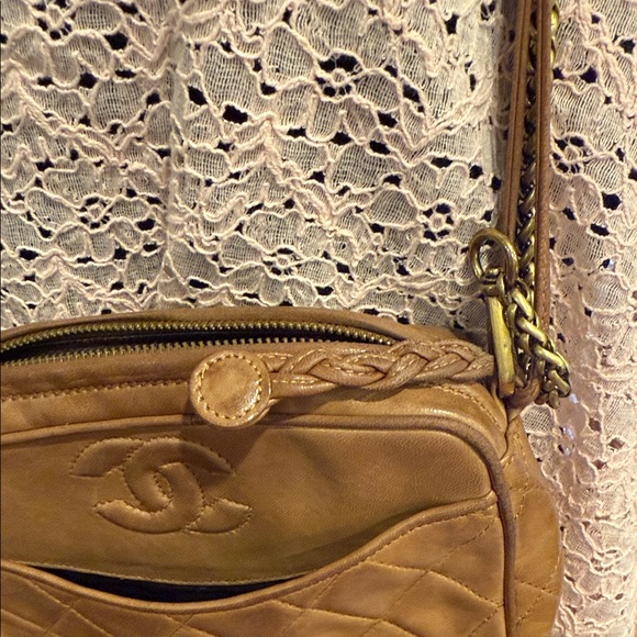 Chanel Camel Quilted Crossbody Camera Bag - Picture 11 of 16